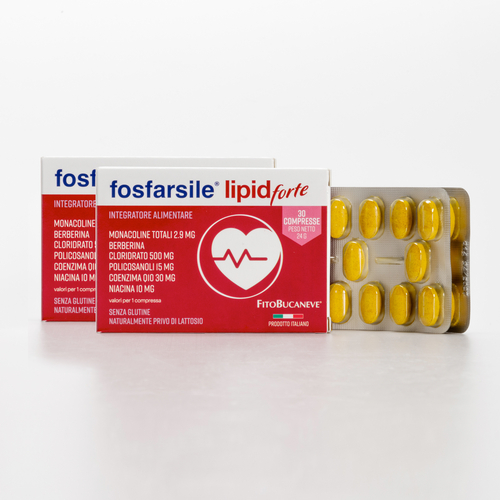Due Confezioni · Fosfarsile Lipid Forte · Integratore Alimentare · Per regolare Funzionalità dell'Apparato Cardiovascolare