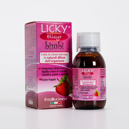 Licky Sciroppo Bimbi · Elisyr · favorisce le Naturali Difese dell' organismo