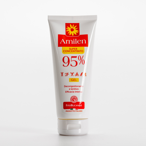 Arnilen · Gel Arnica 95% · Super concentrato · Conf. 200 ml · Azione Intensa Decongestionante e lenitivo