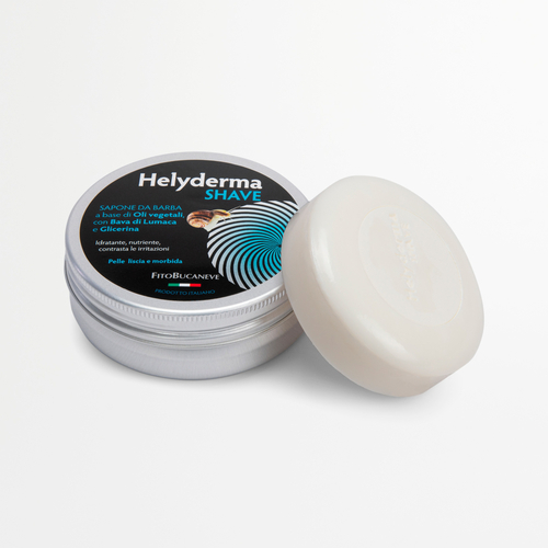 Helyderma Shave · Sapone da Barba · Senza Allergeni e Coloranti · Pelle idratata dopo la rasatura