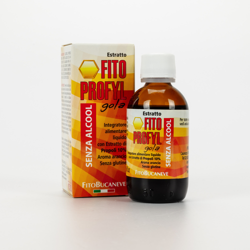 Fitoprofyl Estratto Analcolico · Un aiuto dalla natura con Propoli e Arancia