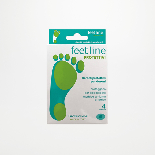 Feetline Cerotti Protettivi Per Duroni · Protezione sicura dei duroni · Immediato sollievo