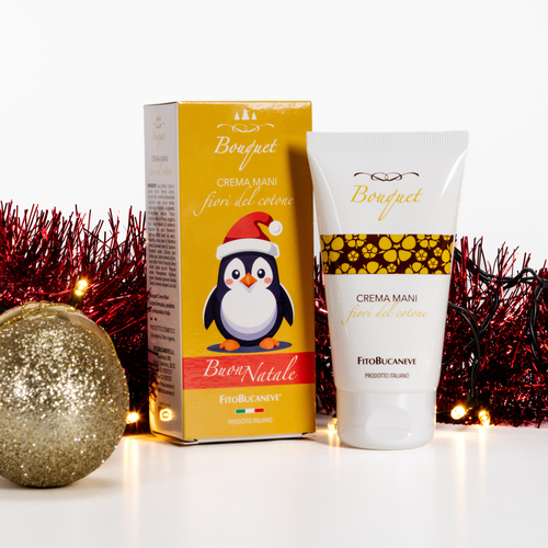 Bouquet Crema Mani · Fiori del cotone · Idratante Protettiva ed Elasticizzante