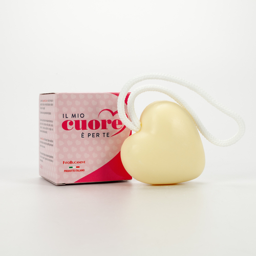Saponetta Cuore con Oli Vegetali · Idratante · Per Pelli Delicate, Sensibili e Pelle Secca