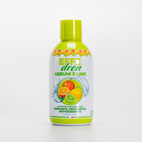 Effedren · Integratore Alimentare Agrumi e Lime · Per drenare i Liquidi corporei in eccesso