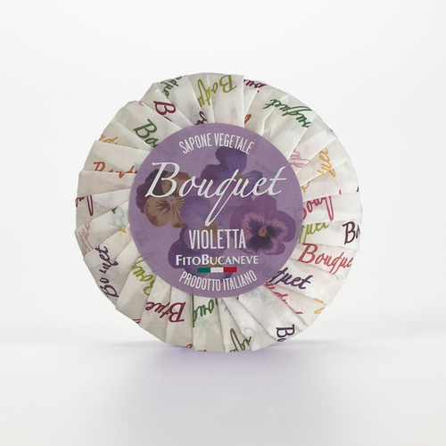 Saponetta alla Violetta · Per Pelli Delicate e Sensibili · Sapone vegetale per la cura quotidiana
