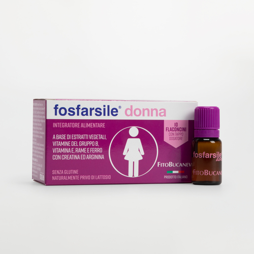Fosfarsile Donna · Integratore Alimentare agrumato · Contro i disturbi della menopausa