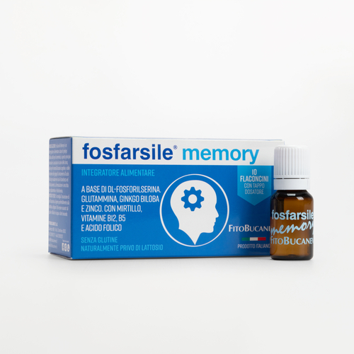 Fosfarsile Memory · Integratore Alimentare · Un aiuto per memoria, stanchezza e affaticamento