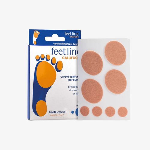 Feetline Cerotti Callifughi Per Duroni · Per eliminare i duroni · senza dolore