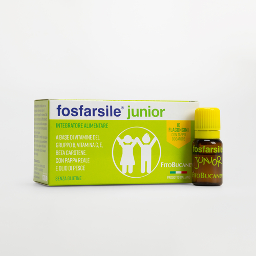 Fosfarsile Junior · Integratore Alimentare per Ragazzi · Contro stanchezza ed affaticamento