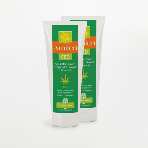 Due Confezioni · Arnilen CBD · Gel · 200 ml · Recupero immediato dallo sforzo fisico