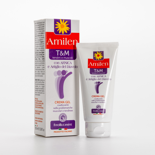 Arnilen · Gel Arnica e Artiglio del Diavolo · Per Tendini e Muscoli · Conf. 100 ml · Coadiuvante