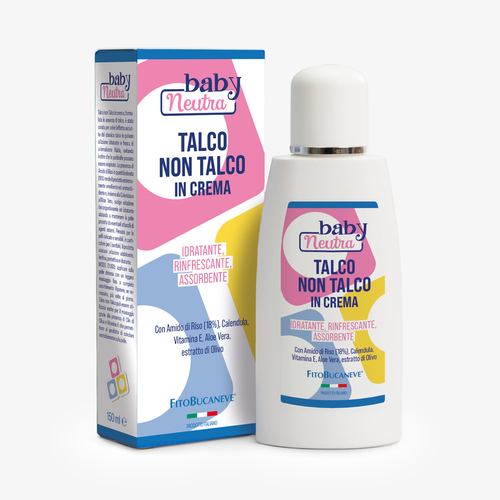 Baby Neutra · Talco non Talco in Crema · Con Amido di Riso e Calendula