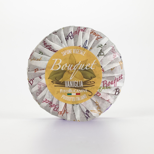 Saponetta alla Vaniglia · Per Pelli Delicate e Sensibili · Sapone vegetale per la cura quotidiana