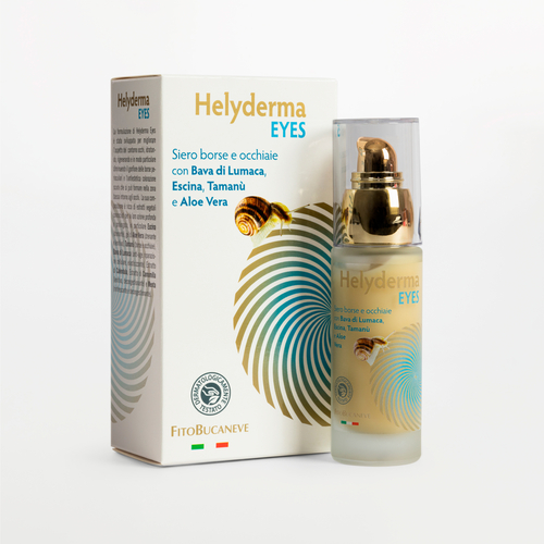 Helyderma Eyes · Siero Contorno Occhi · Bava di Lumaca · Per Borse e Occhiaie · Idrata e rigenera